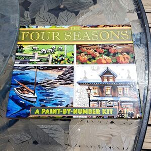 THE FOUR SEASONS A PAINT BY NUMBER KIT STERLING INNOVATION 2017 COMPLETE ART DIY